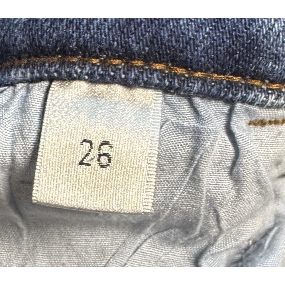 VERVET BLUE Womens 26 High Rise Flare Bell Bottom Stretch Jeans Light Blue - Picture 13 of 13